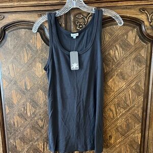 NWT Spendid dark grey tank top size large